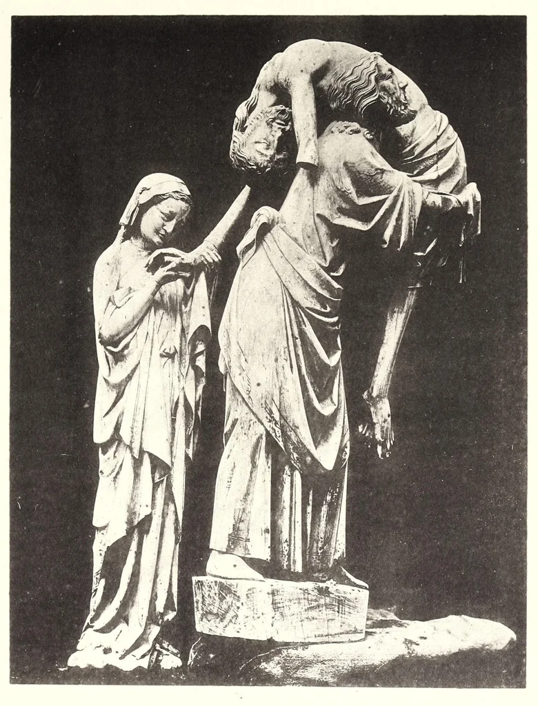 An illustration from Die ausdrucksbewegung des schmerzens in der christlichen kunst bis zum ausgang der renaissance, 1921, leaf 61