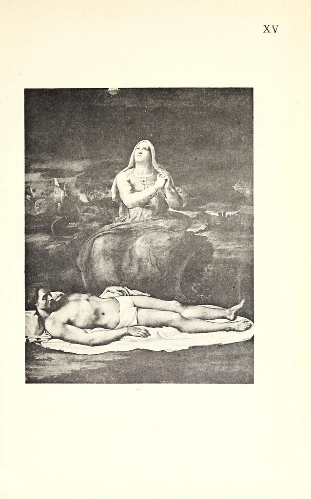 An illustration from Die ausdrucksbewegung des schmerzens in der christlichen kunst bis zum ausgang der renaissance, 1921, leaf 79