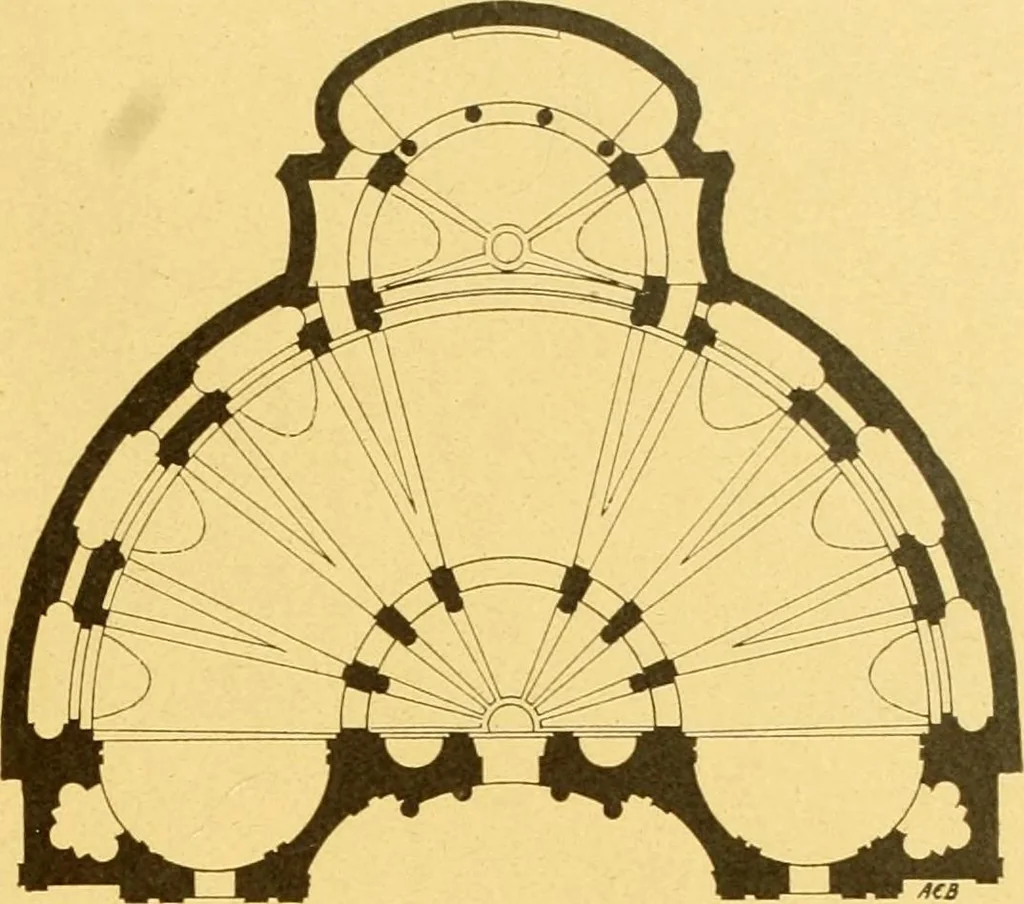 An illustration from Die baukunst des 17. und 18. Jahrhunderts, 1919, leaf 102