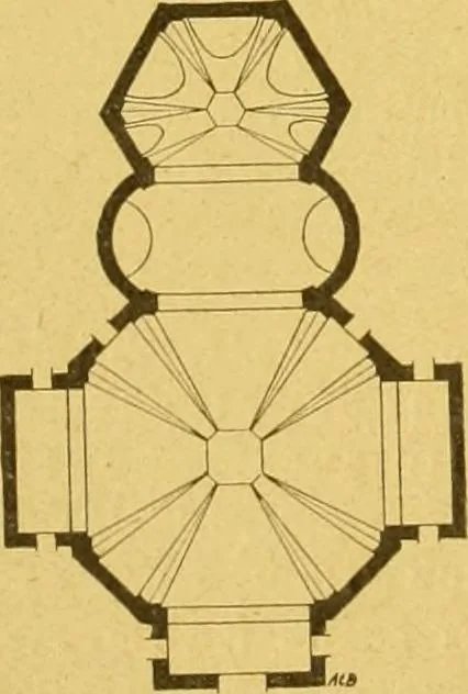 An illustration from Die baukunst des 17. und 18. Jahrhunderts, 1919, leaf 107