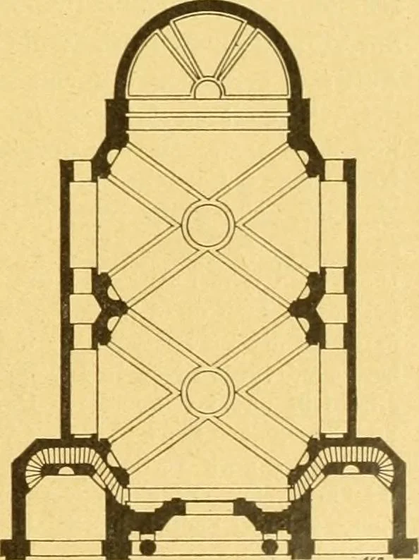 An illustration from Die baukunst des 17. und 18. Jahrhunderts, 1919, leaf 108