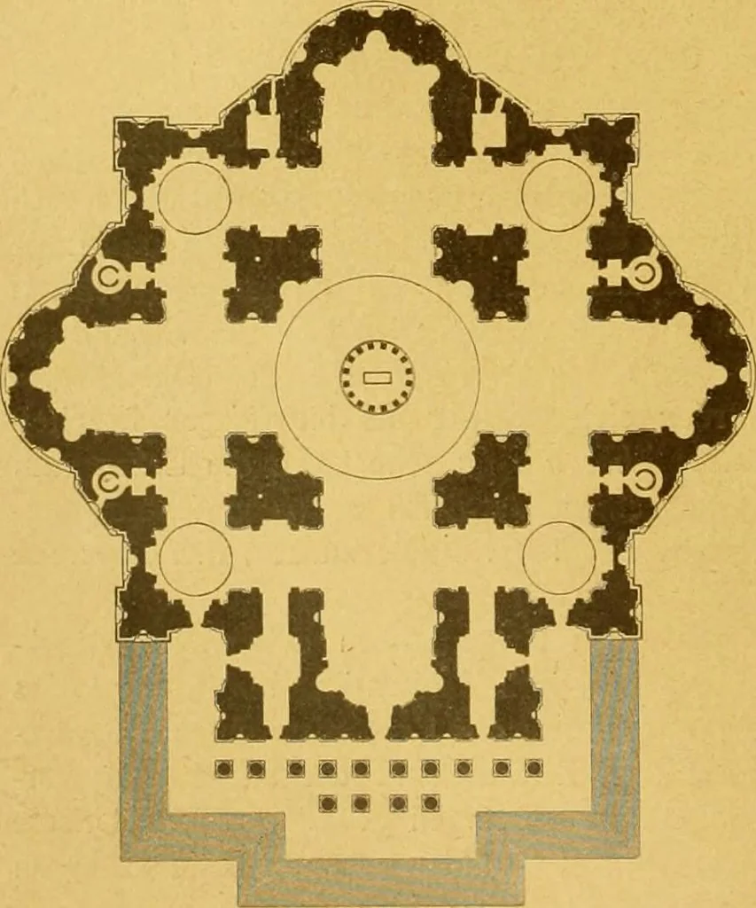 An illustration from Die baukunst des 17. und 18. Jahrhunderts, 1919, leaf 15