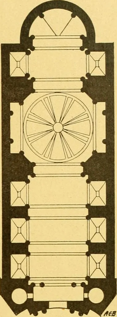 An illustration from Die baukunst des 17. und 18. Jahrhunderts, 1919, leaf 158