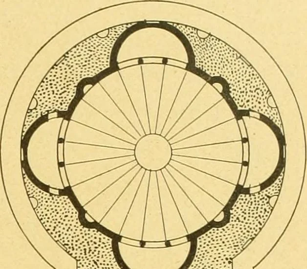 An illustration from Die baukunst des 17. und 18. Jahrhunderts, 1919, leaf 160