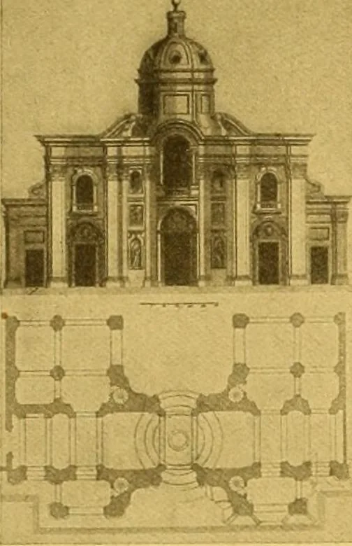 An illustration from Die baukunst des 17. und 18. Jahrhunderts, 1919, leaf 165