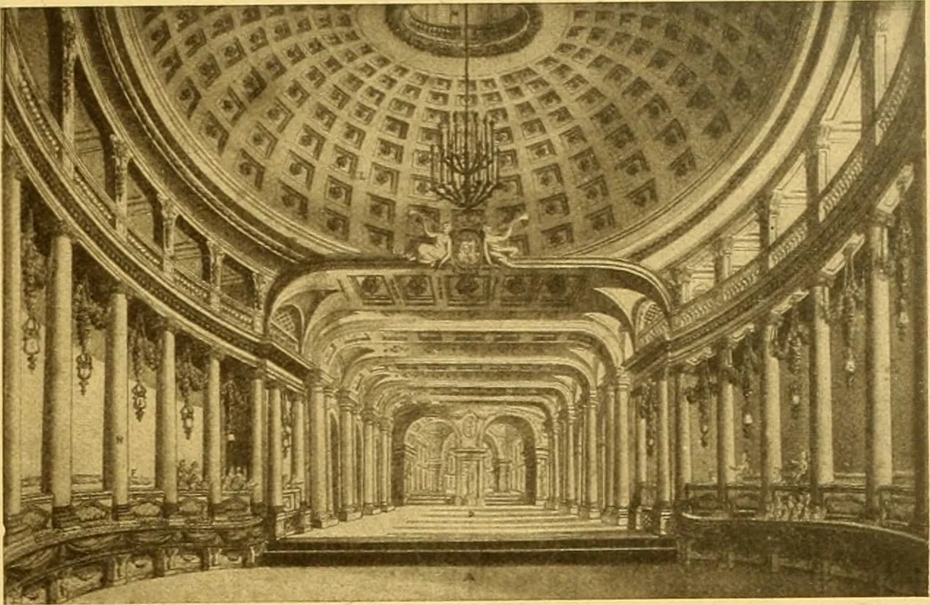 An illustration from Die baukunst des 17. und 18. Jahrhunderts, 1919, leaf 178
