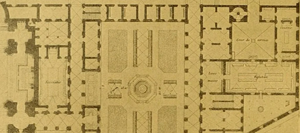 An illustration from Die baukunst des 17. und 18. Jahrhunderts, 1919, leaf 19