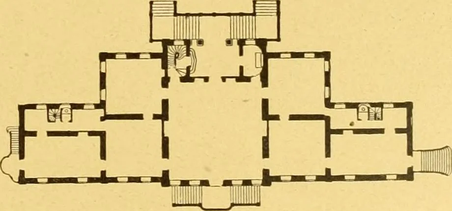 An illustration from Die baukunst des 17. und 18. Jahrhunderts, 1919, leaf 196