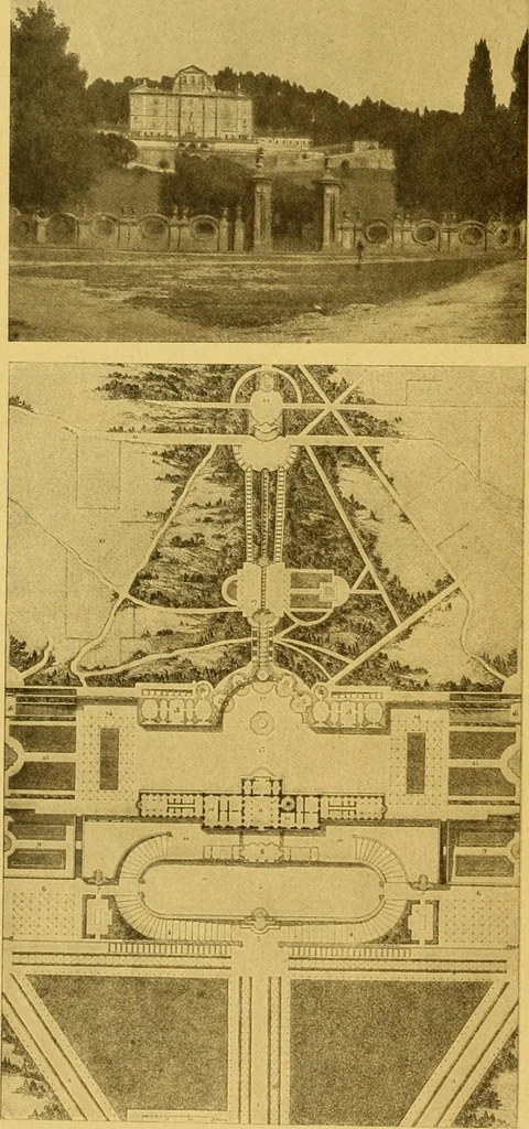 An illustration from Die baukunst des 17. und 18. Jahrhunderts, 1919, leaf 197
