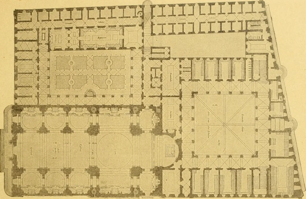 An illustration from Die baukunst des 17. und 18. Jahrhunderts, 1919, leaf 20