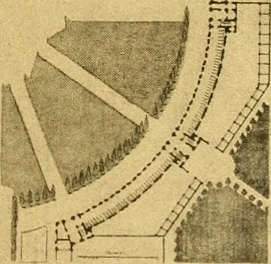 An illustration from Die baukunst des 17. und 18. Jahrhunderts, 1919, leaf 202