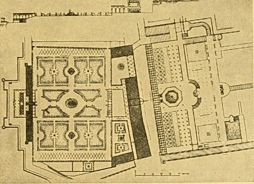 An illustration from Die baukunst des 17. und 18. Jahrhunderts, 1919, leaf 206