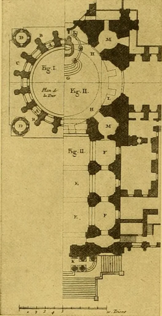 An illustration from Die baukunst des 17. und 18. Jahrhunderts, 1919, leaf 215