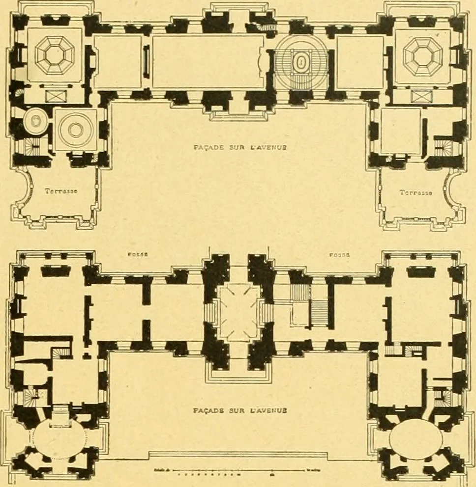 An illustration from Die baukunst des 17. und 18. Jahrhunderts, 1919, leaf 226