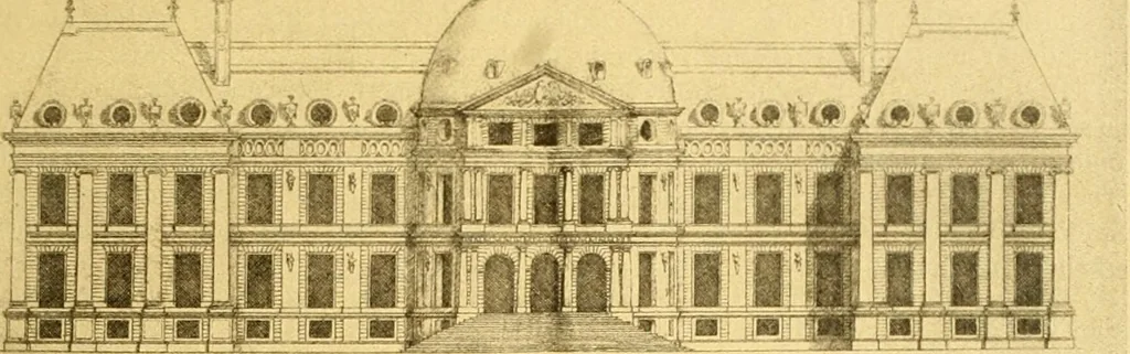 An illustration from Die baukunst des 17. und 18. Jahrhunderts, 1919, leaf 244