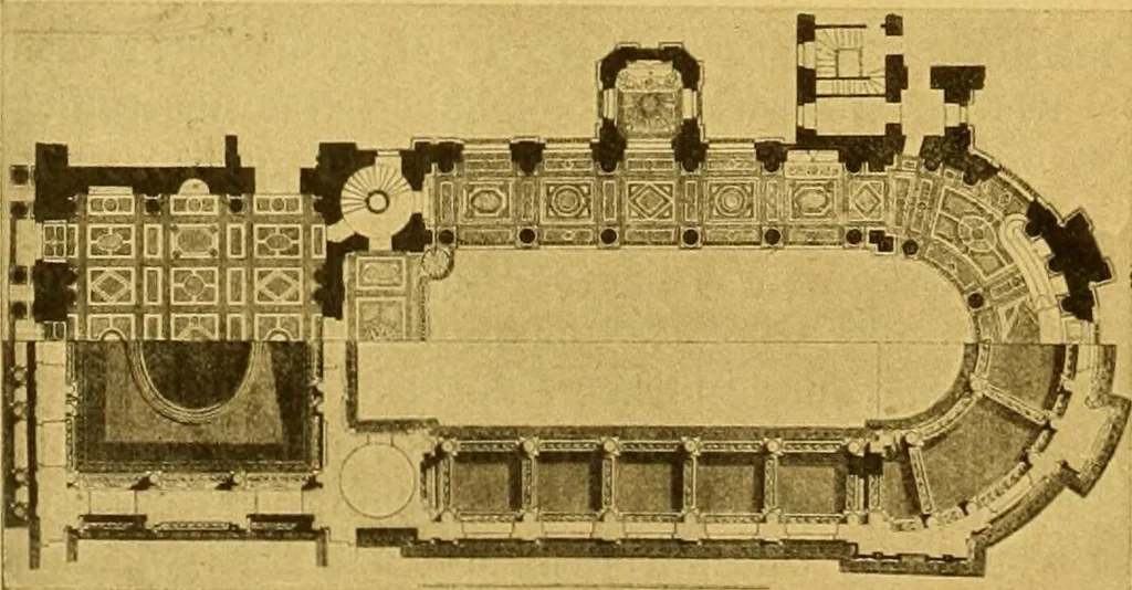 An illustration from Die baukunst des 17. und 18. Jahrhunderts, 1919, leaf 247
