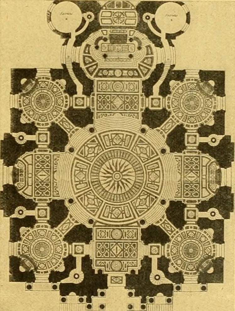 An illustration from Die baukunst des 17. und 18. Jahrhunderts, 1919, leaf 252