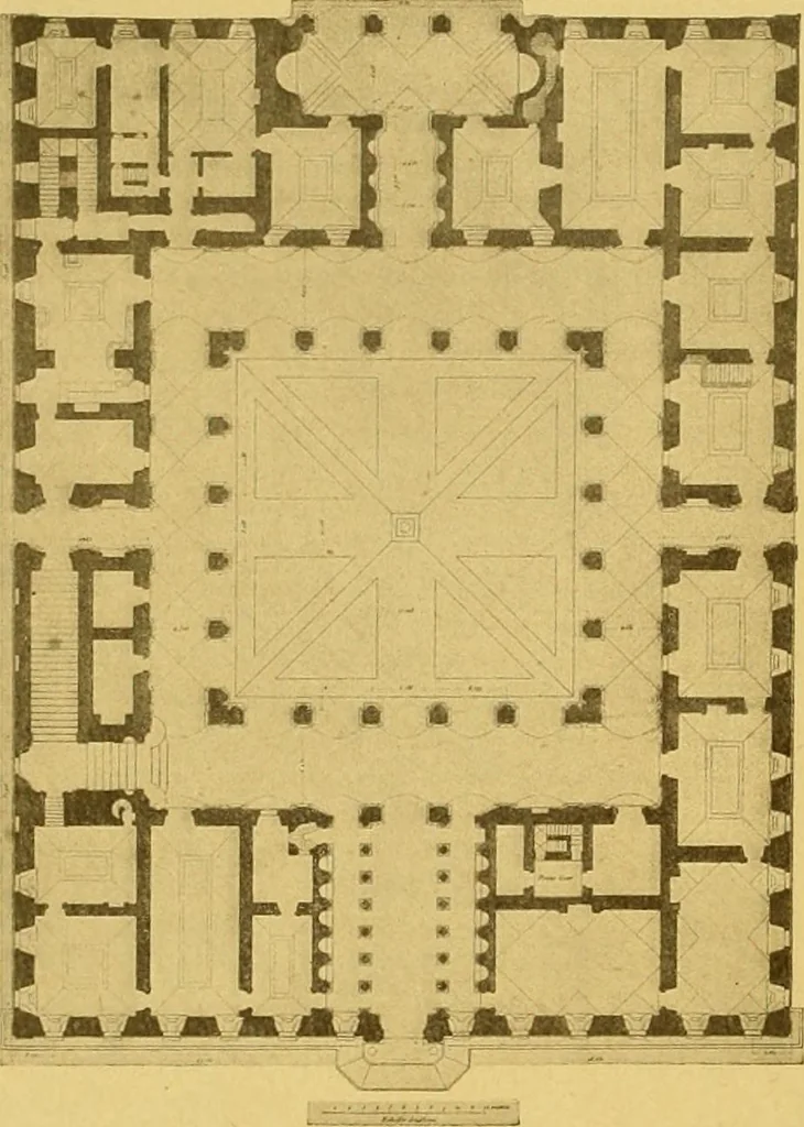 An illustration from Die baukunst des 17. und 18. Jahrhunderts, 1919, leaf 27