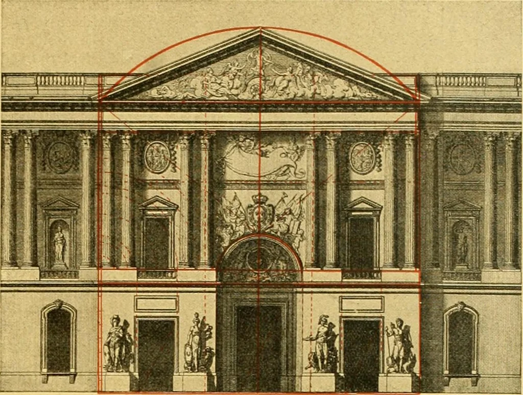 An illustration from Die baukunst des 17. und 18. Jahrhunderts, 1919, leaf 272