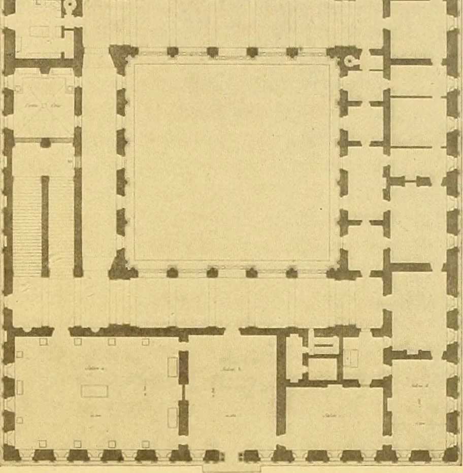 An illustration from Die baukunst des 17. und 18. Jahrhunderts, 1919, leaf 28