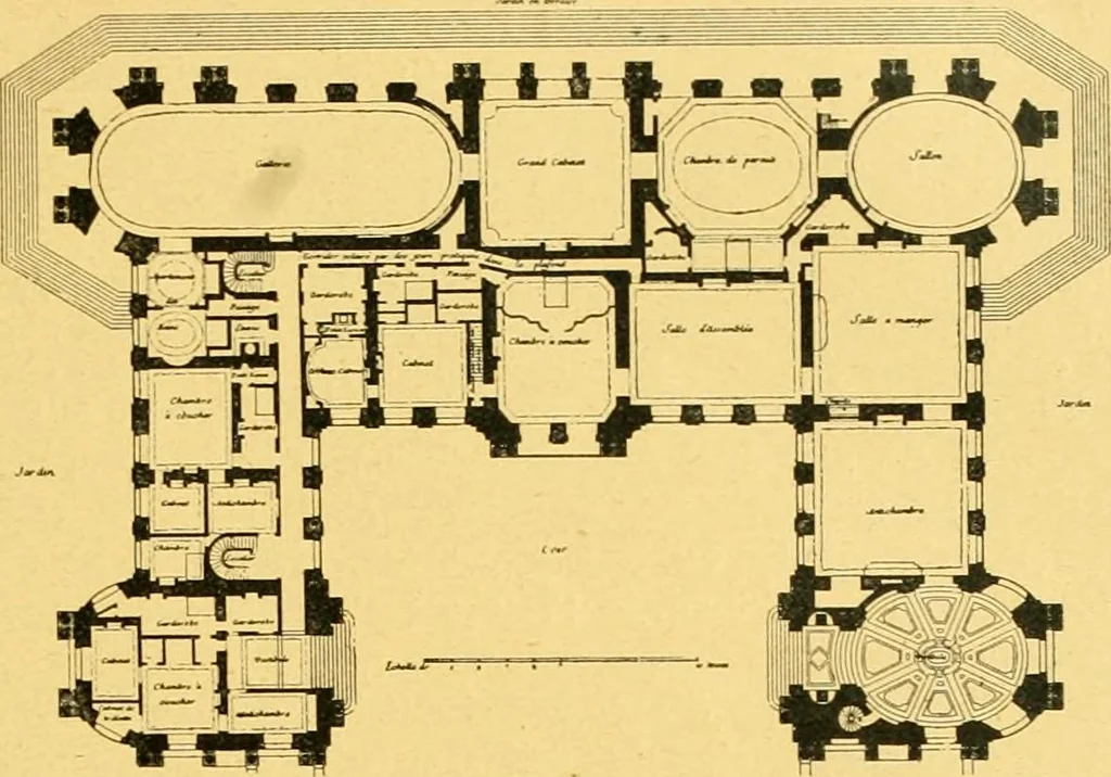 An illustration from Die baukunst des 17. und 18. Jahrhunderts, 1919, leaf 284