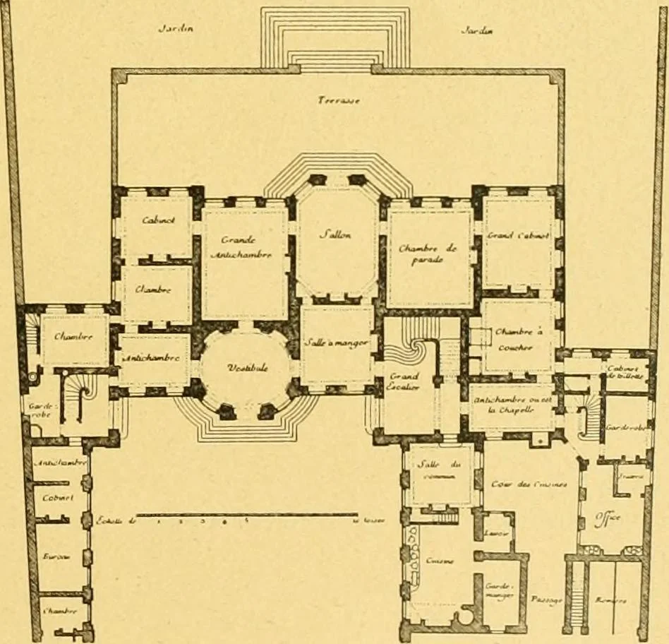 An illustration from Die baukunst des 17. und 18. Jahrhunderts, 1919, leaf 286