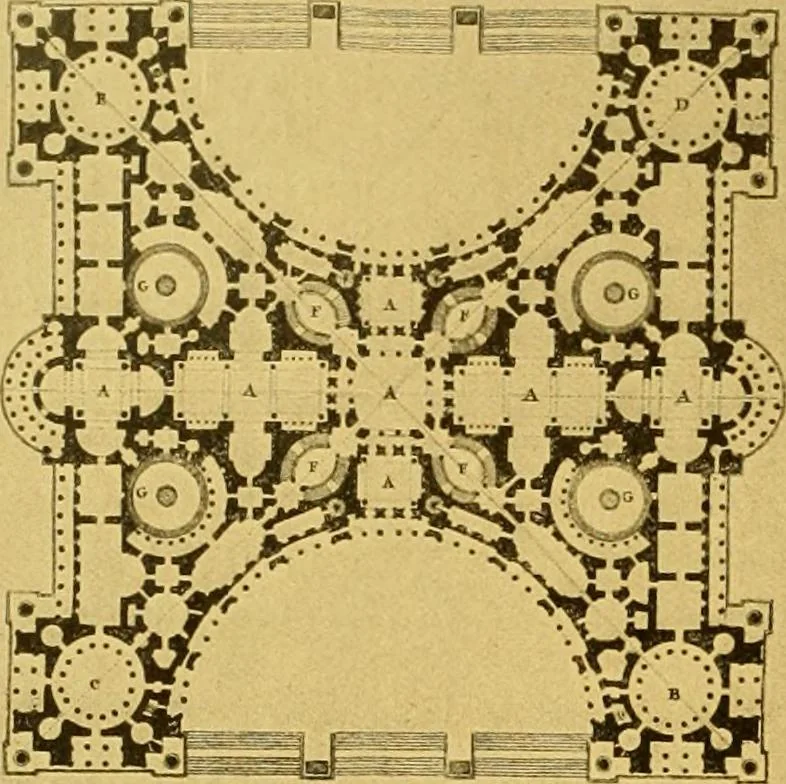 An illustration from Die baukunst des 17. und 18. Jahrhunderts, 1919, leaf 311