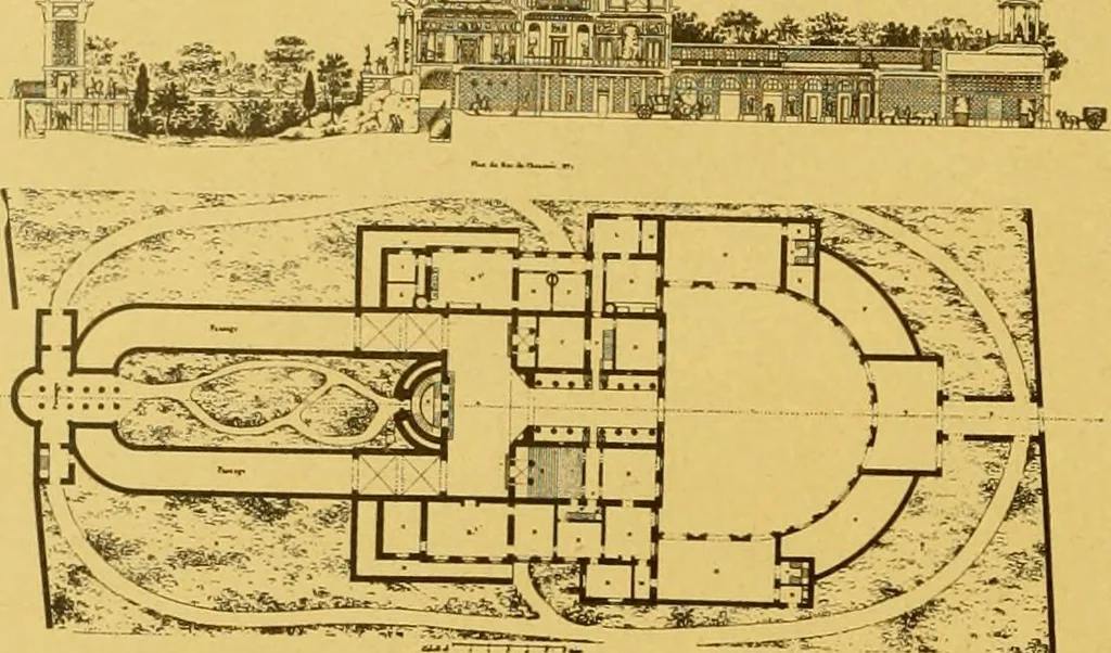 An illustration from Die baukunst des 17. und 18. Jahrhunderts, 1919, leaf 317