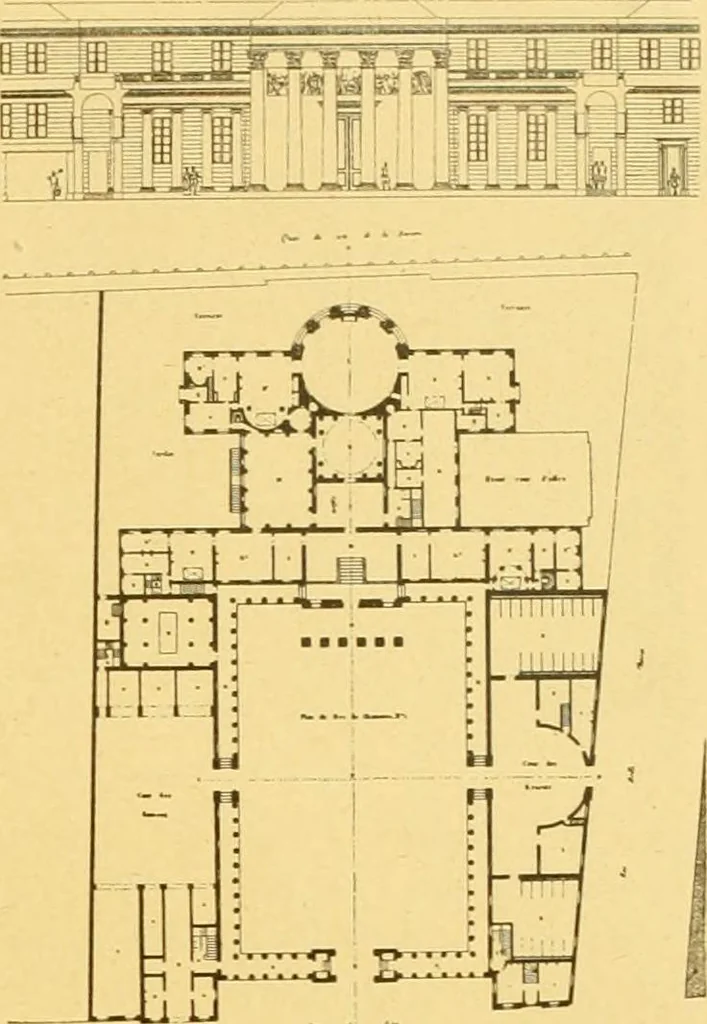An illustration from Die baukunst des 17. und 18. Jahrhunderts, 1919, leaf 318