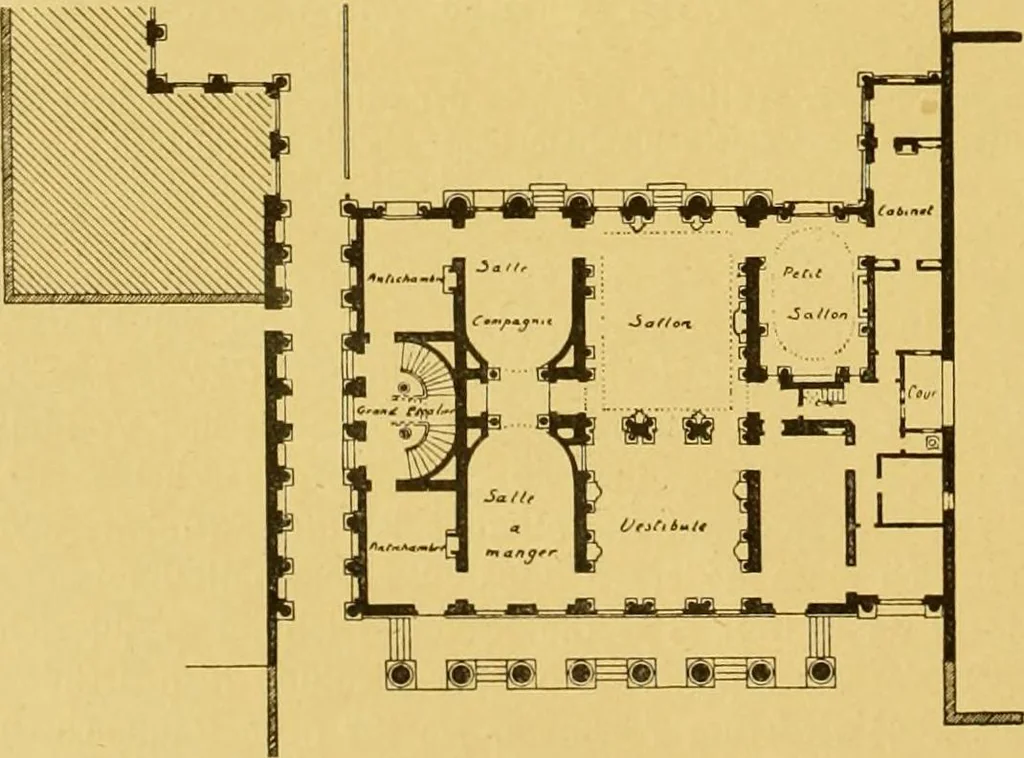 An illustration from Die baukunst des 17. und 18. Jahrhunderts, 1919, leaf 319