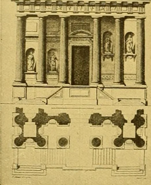 An illustration from Die baukunst des 17. und 18. Jahrhunderts, 1919, leaf 327