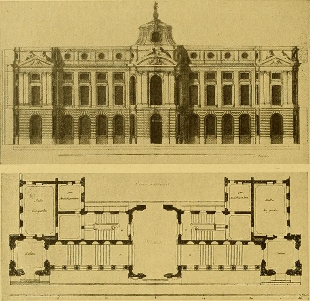 An illustration from Die baukunst des 17. und 18. Jahrhunderts, 1919, leaf 331