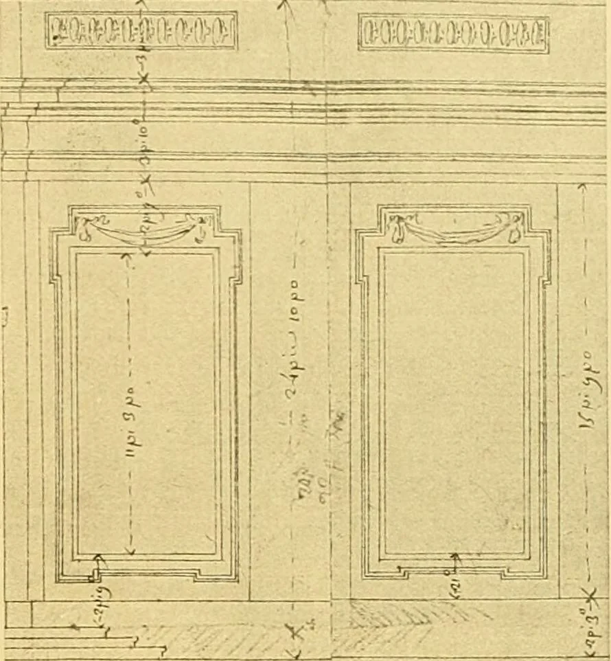 An illustration from Die baukunst des 17. und 18. Jahrhunderts, 1919, leaf 332