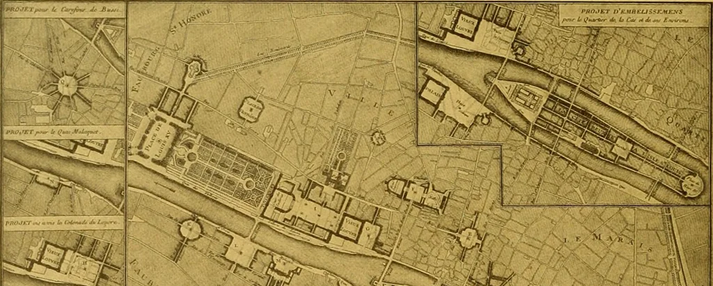 An illustration from Die baukunst des 17. und 18. Jahrhunderts, 1919, leaf 347