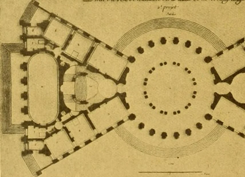 An illustration from Die baukunst des 17. und 18. Jahrhunderts, 1919, leaf 363