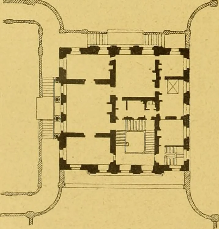 An illustration from Die baukunst des 17. und 18. Jahrhunderts, 1919, leaf 365