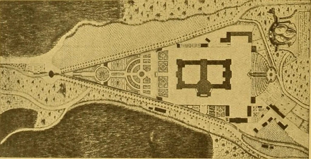 An illustration from Die baukunst des 17. und 18. Jahrhunderts, 1919, leaf 371