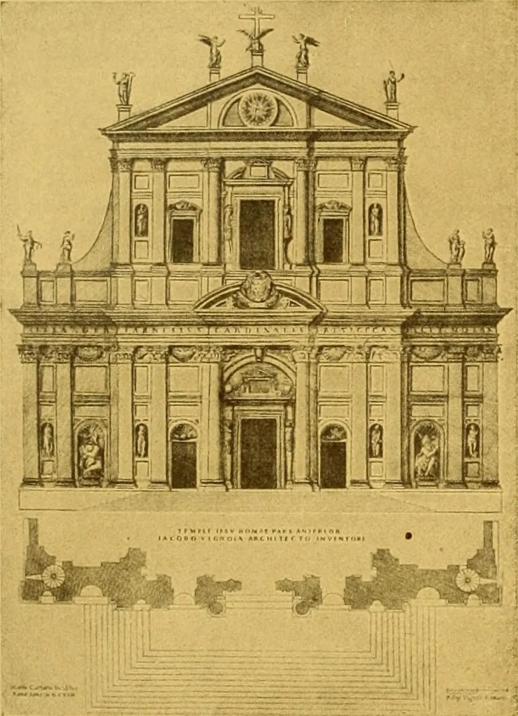 An illustration from Die baukunst des 17. und 18. Jahrhunderts, 1919, leaf 47