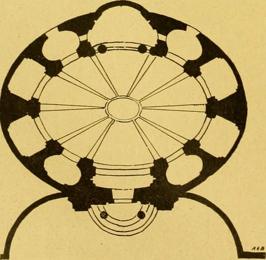 An illustration from Die baukunst des 17. und 18. Jahrhunderts, 1919, leaf 63