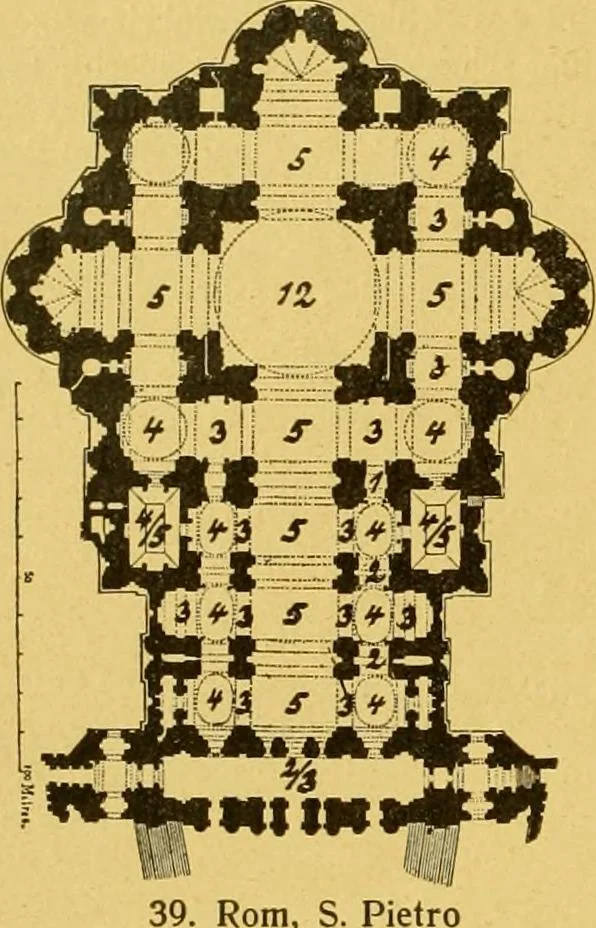 An illustration from Die baukunst des 17. und 18. Jahrhunderts, 1919, leaf 71