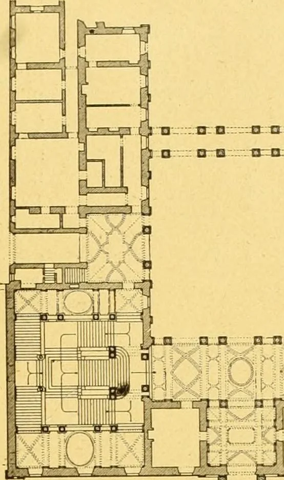 An illustration from Die baukunst des 17. und 18. Jahrhunderts, 1919, leaf 74