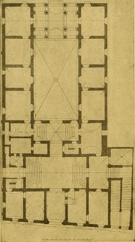 An illustration from Die baukunst des 17. und 18. Jahrhunderts, 1919, leaf 75