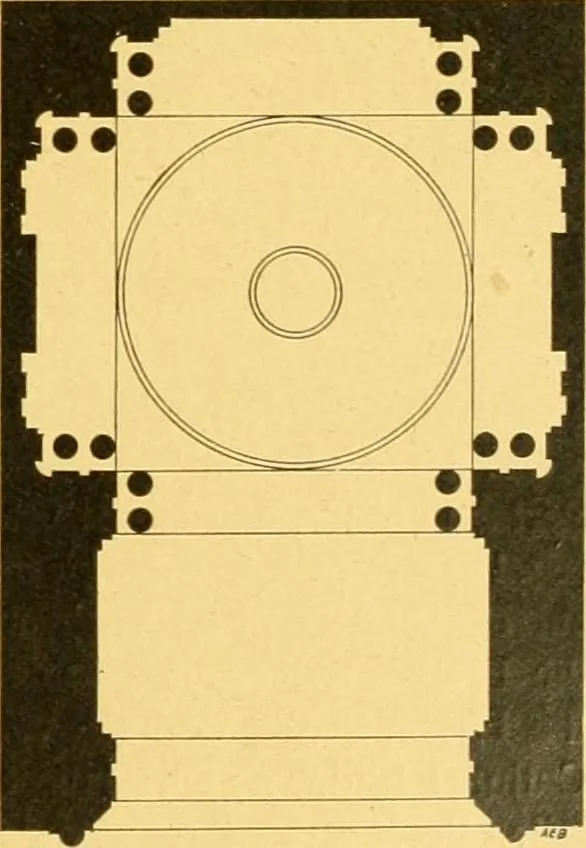 An illustration from Die baukunst des 17. und 18. Jahrhunderts, 1919, leaf 84