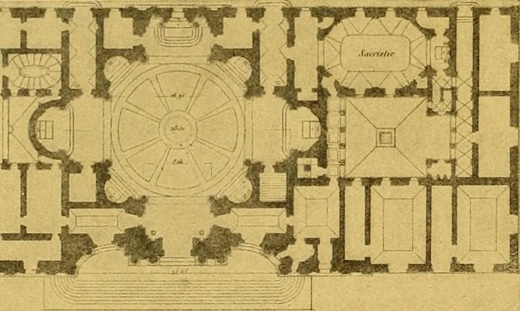 An illustration from Die baukunst des 17. und 18. Jahrhunderts, 1919, leaf 93