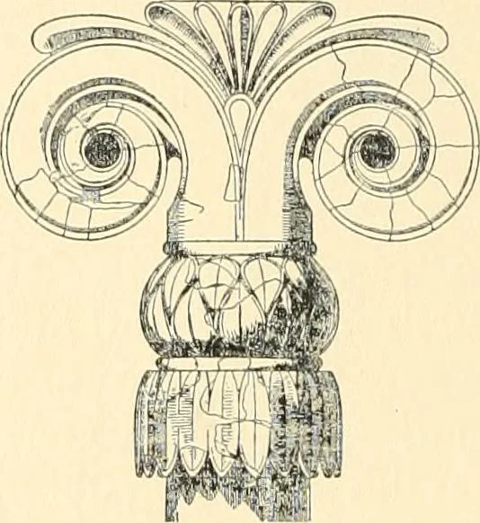 An illustration from Die Baukunst des Altertums, 1910, leaf 110