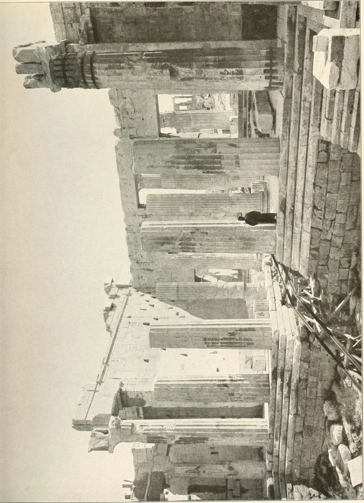 An illustration from Die Baukunst des Altertums, 1910, leaf 115