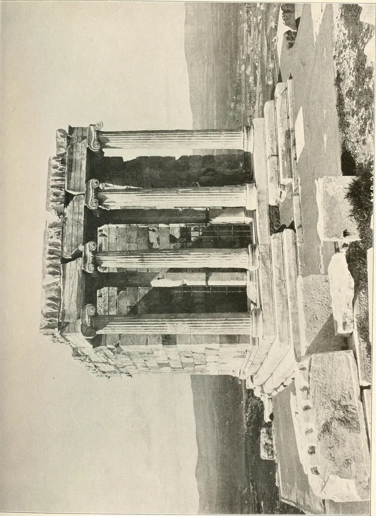 An illustration from Die Baukunst des Altertums, 1910, leaf 121