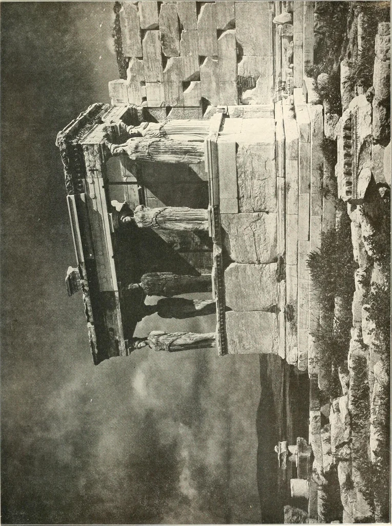 An illustration from Die Baukunst des Altertums, 1910, leaf 129