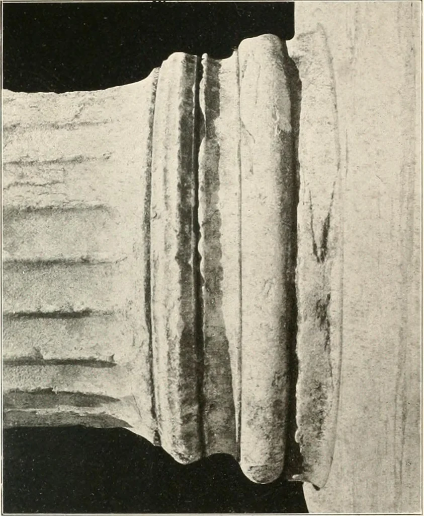 An illustration from Die Baukunst des Altertums, 1910, leaf 131