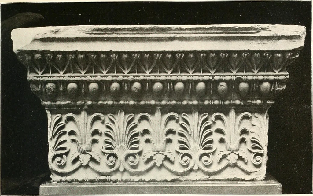 An illustration from Die Baukunst des Altertums, 1910, leaf 133